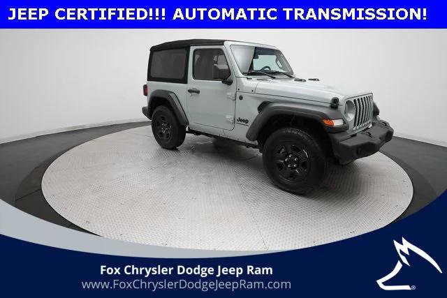 Certified 2024 Jeep Wrangler Sport image 13