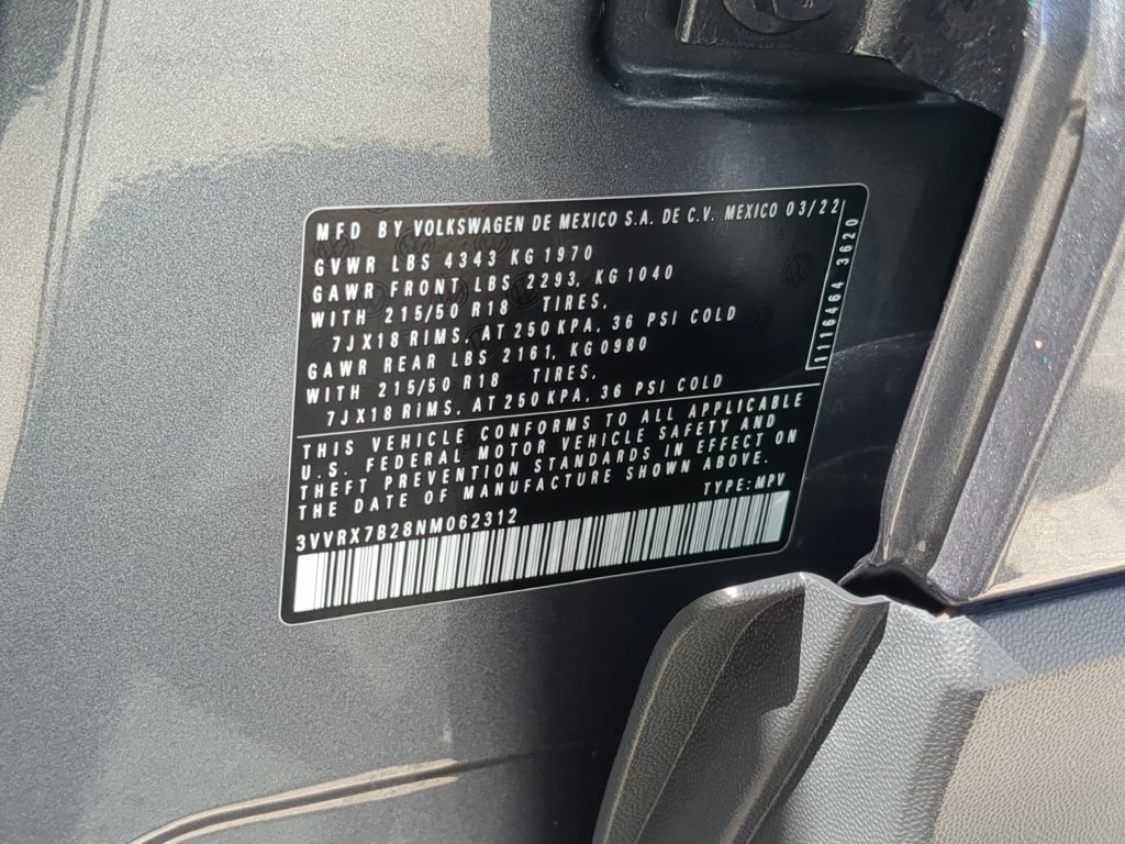 Certified 2022 Volkswagen Taos SE FWD image 34