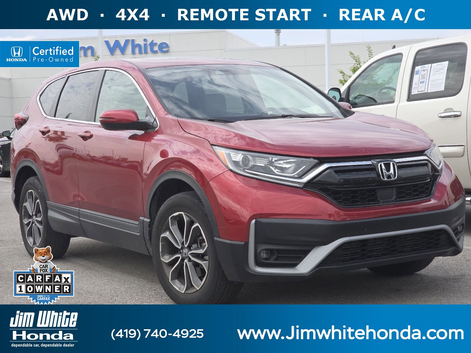 Used 2021 Honda CR-V EX-L image 1