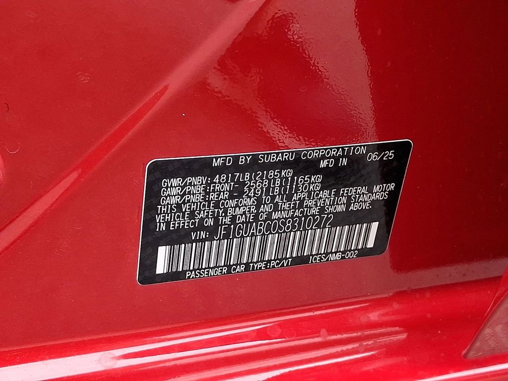 New 2025 Subaru Impreza 2.0i image 18