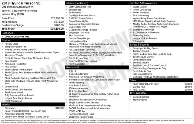 Used 2018 Hyundai Tucson SE image 9
