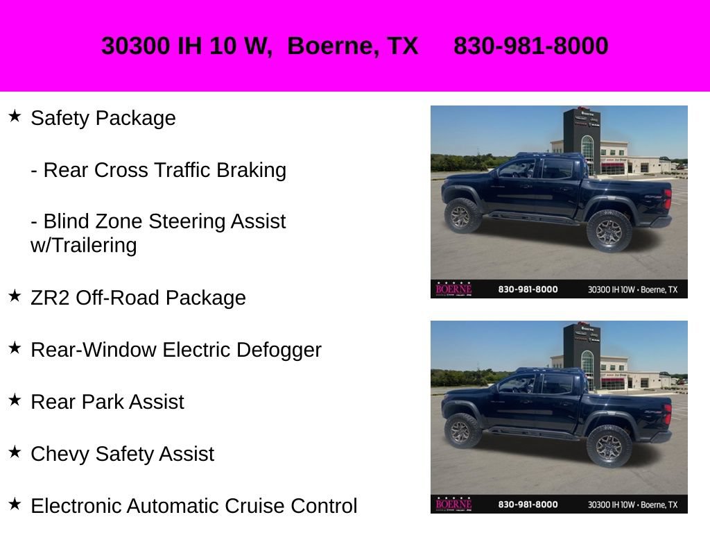 Used 2024 Chevrolet Colorado ZR2 w/ Safety Package AWD/4WD image 17