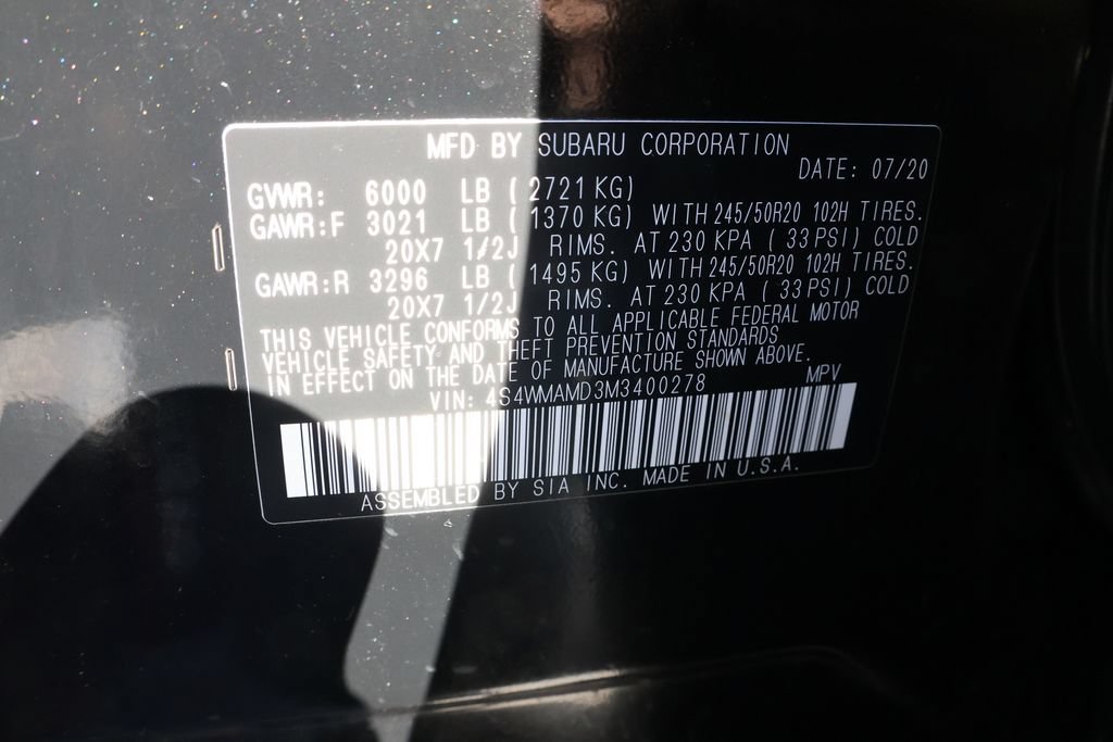 Used 2021 Subaru Ascent Limited w/ Popular Package #4 AWD/4WD image 44