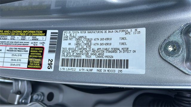 New 2026 Toyota Tacoma TRD Sport image 32