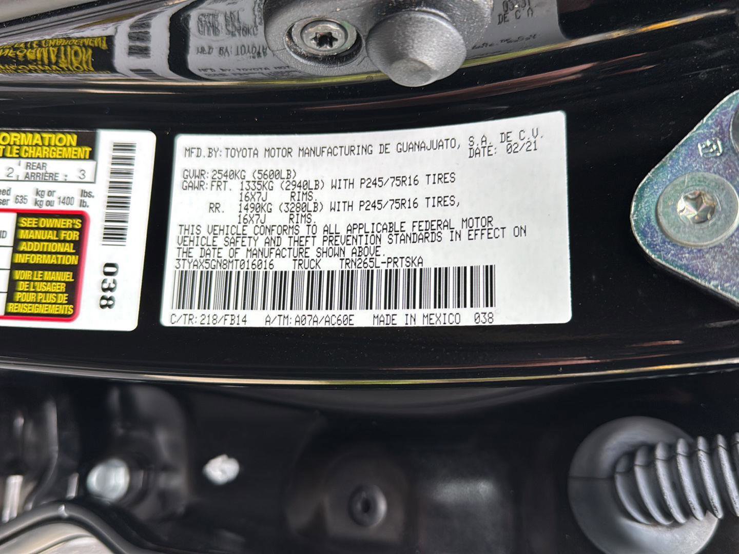 Used 2021 Toyota Tacoma SR w/ SR Convenience Package image 34