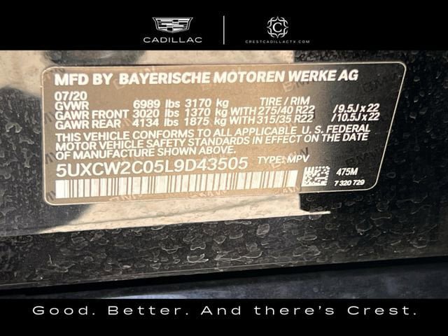 Used 2020 BMW X7 xDrive40i w/ M Sport Package AWD/4WD image 31