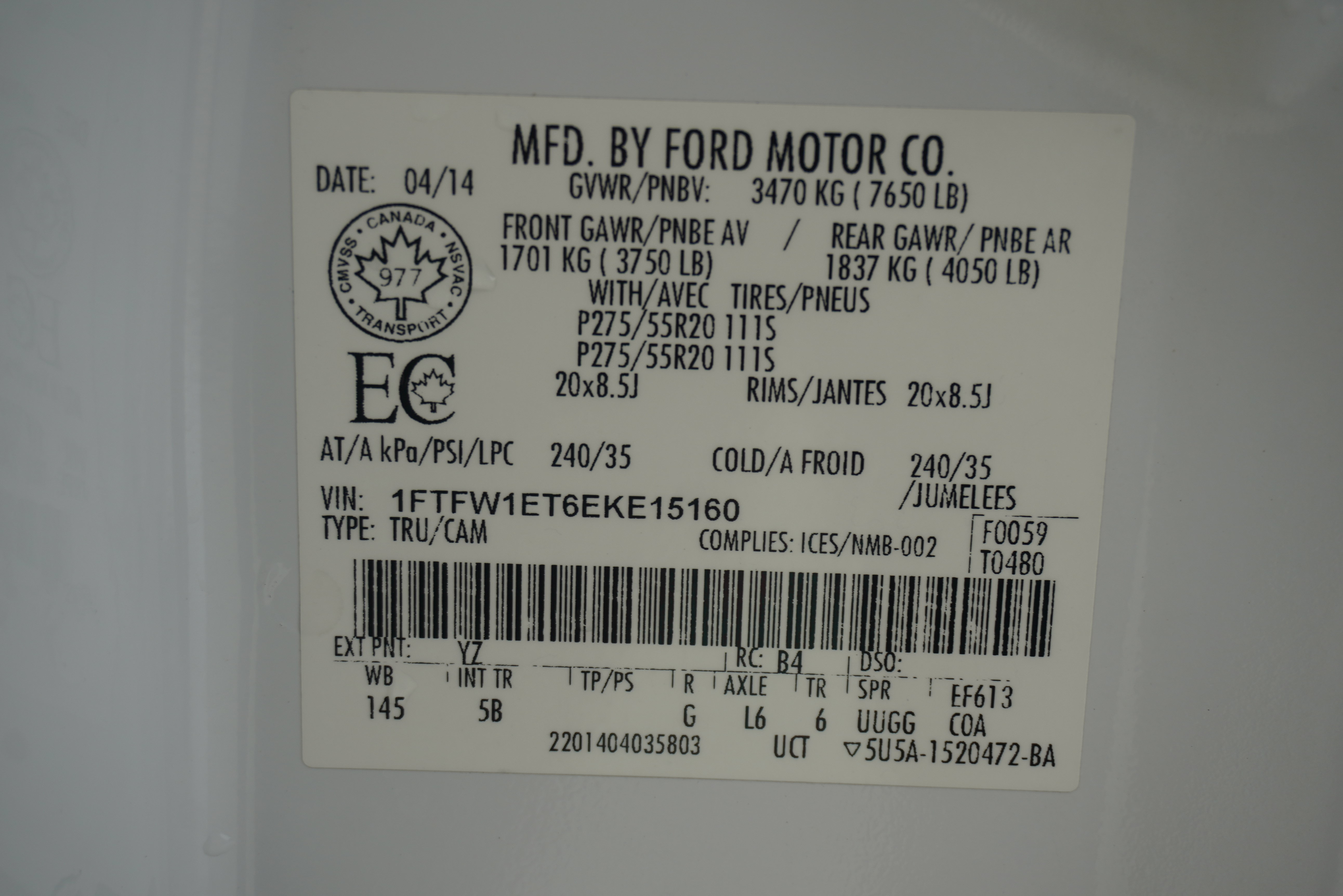 Used 2014 Ford F150 FX4 w/ Equipment Group 402A Luxury AWD/4WD image 34