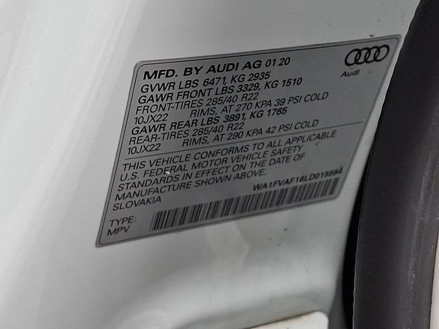 Used 2020 Audi Q8 Prestige w/ Prestige Package image 34