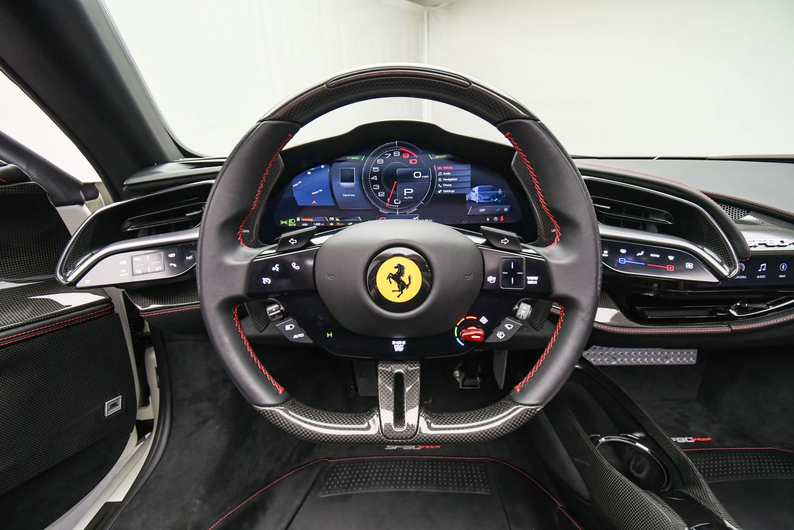 Used 2023 Ferrari SF90 Spider Bianco Avus image 12