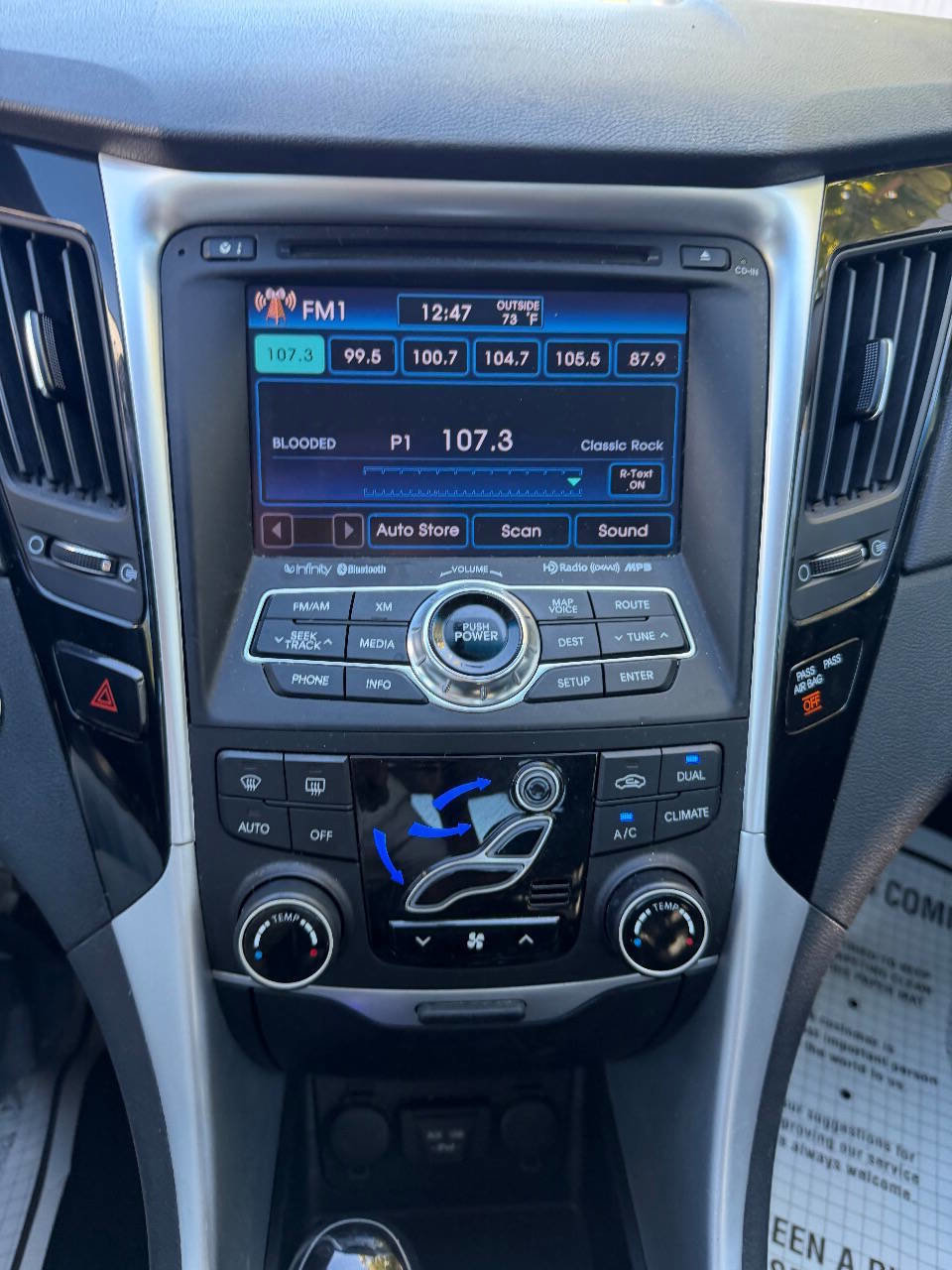 Used 2012 Hyundai Sonata Limited w/ Navigation Pkg image 6