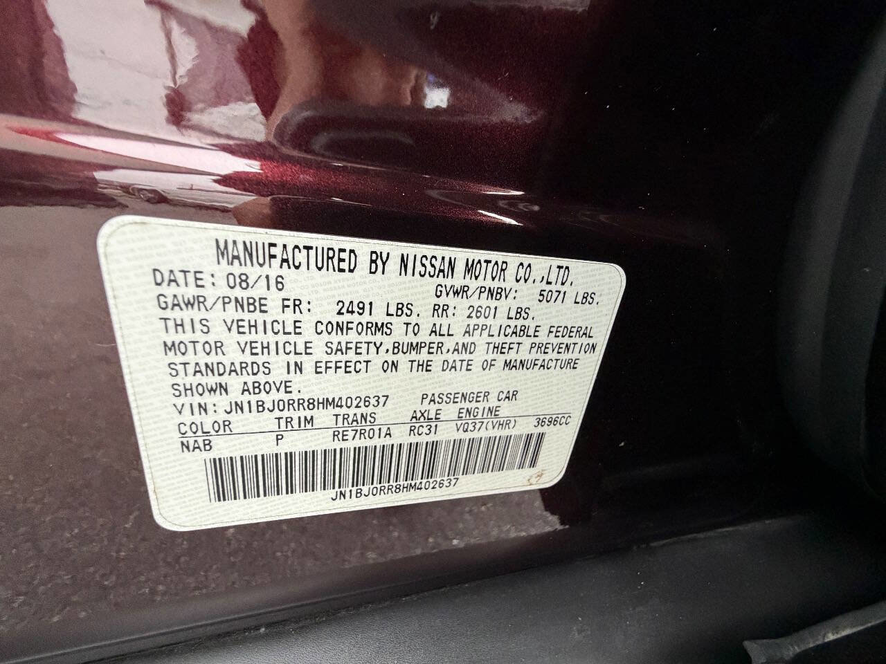 Used 2017 INFINITI QX50 AWD w/ Premium Plus Package image 33