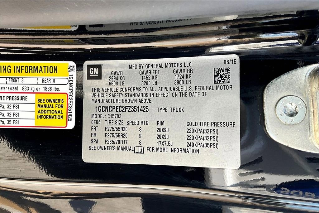 Used 2015 Chevrolet Silverado 1500 W/T w/ Black Out Edition image 18