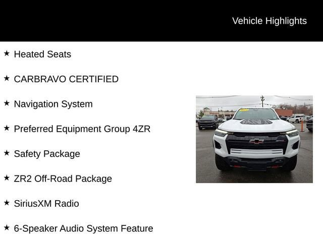 Used 2024 Chevrolet Colorado ZR2 w/ Safety Package AWD/4WD image 14