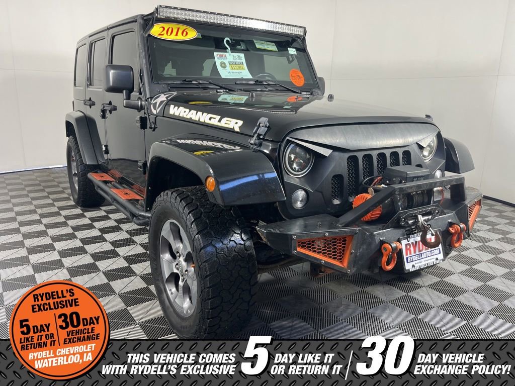 Used 2016 Jeep Wrangler Unlimited Sahara w/ Connectivity Group image 1