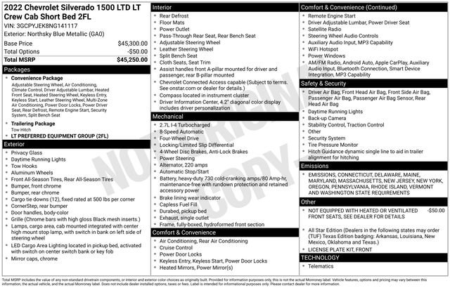 Certified 2022 Chevrolet Silverado 1500 LT image 43