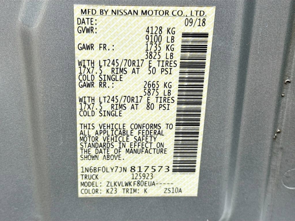 Used 2018 Nissan NV 2500 S image 16