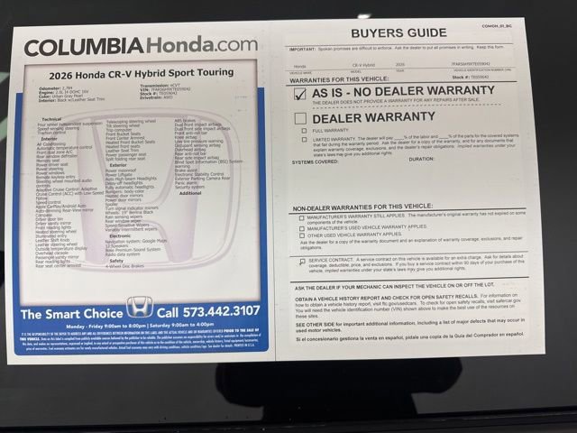Used 2026 Honda CR-V Sport Touring image 38