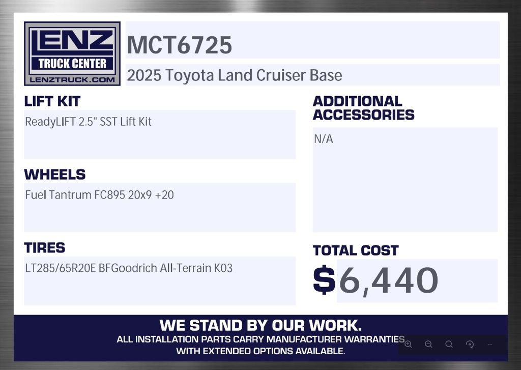 Used 2025 Toyota Land Cruiser video 2