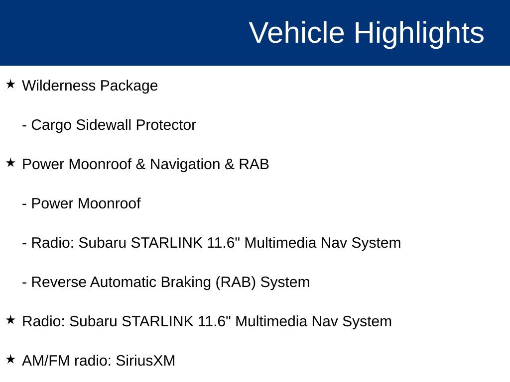 Used 2022 Subaru Outback Wilderness w/ Wilderness Package AWD/4WD image 20