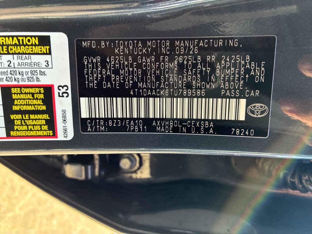 New 2026 Toyota Camry SE w/ Convenience Package FWD image 34