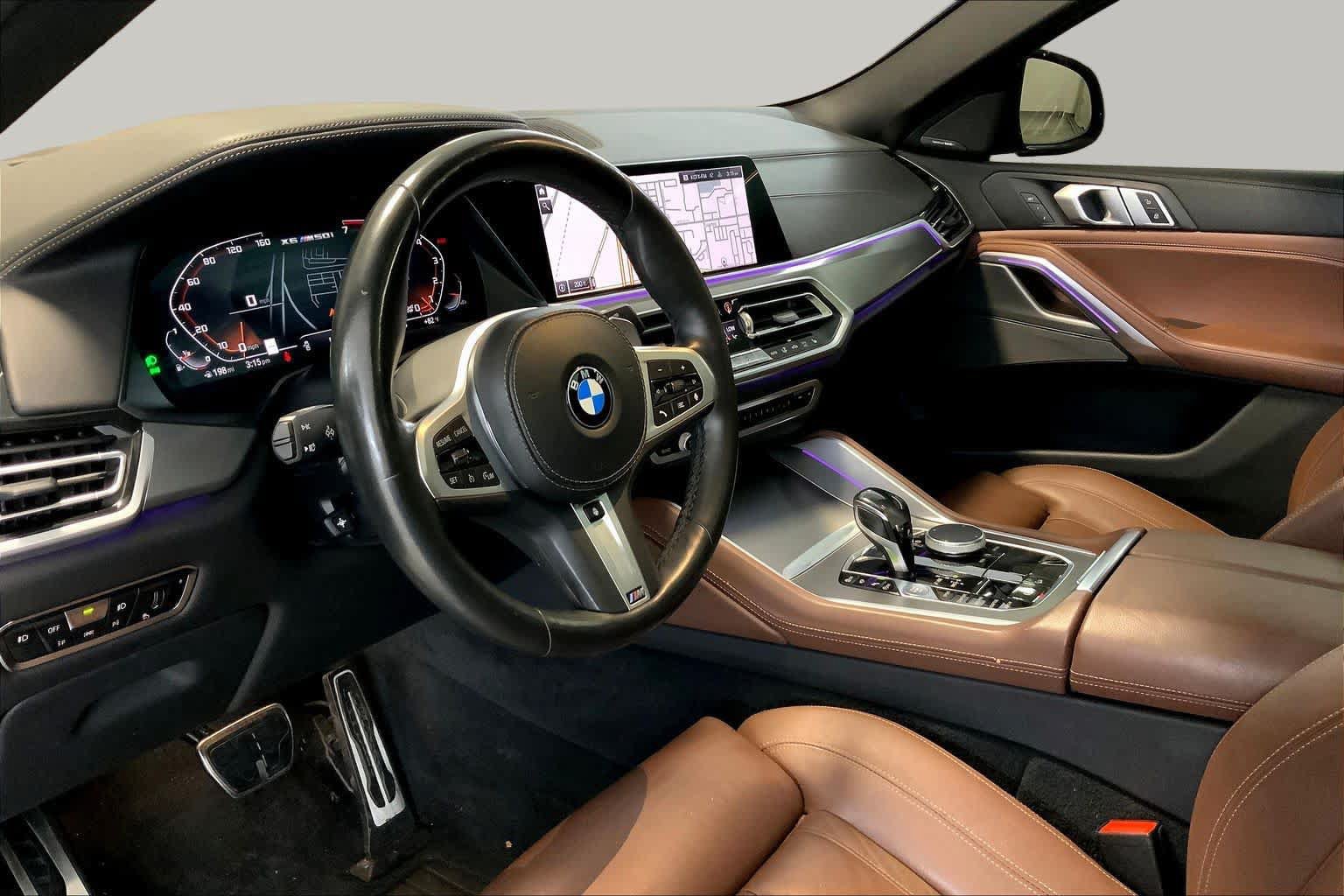 Used 2020 BMW X6 M50i w/ Premium Package AWD/4WD image 17