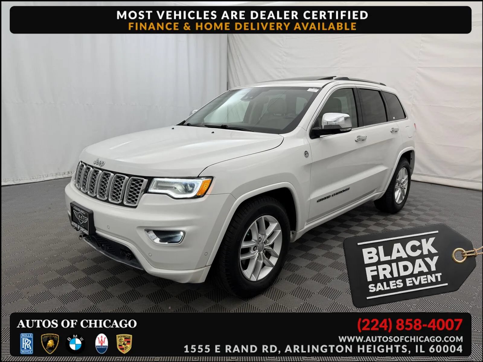 Used 2017 Jeep Grand Cherokee Overland w/ Jeep Active Safety Group