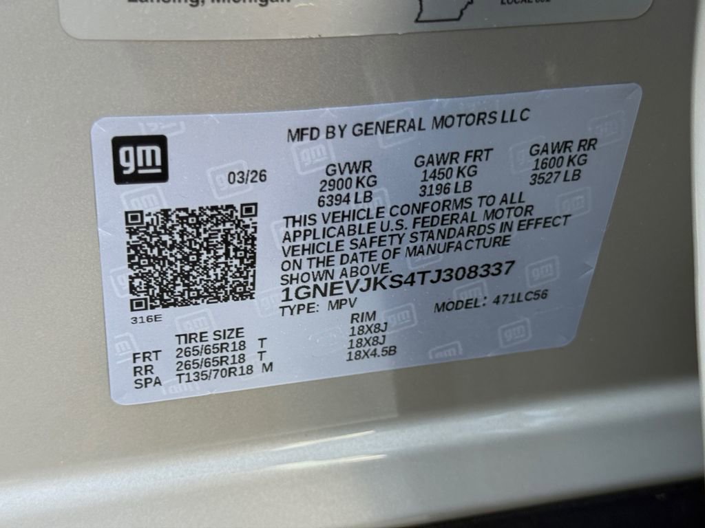 New 2026 Chevrolet Traverse Z71 w/ Enhanced Driving Package AWD/4WD image 30