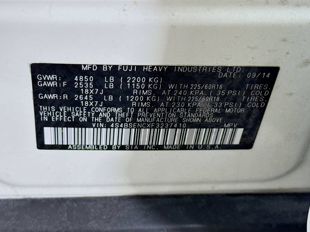 Used 2015 Subaru Outback 3.6R Limited AWD/4WD image 38