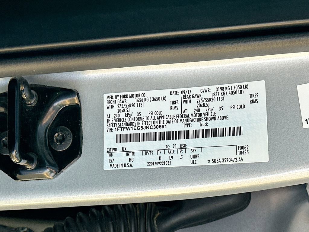 Used 2018 Ford F150 Lariat w/ Equipment Group 502A Luxury image 27