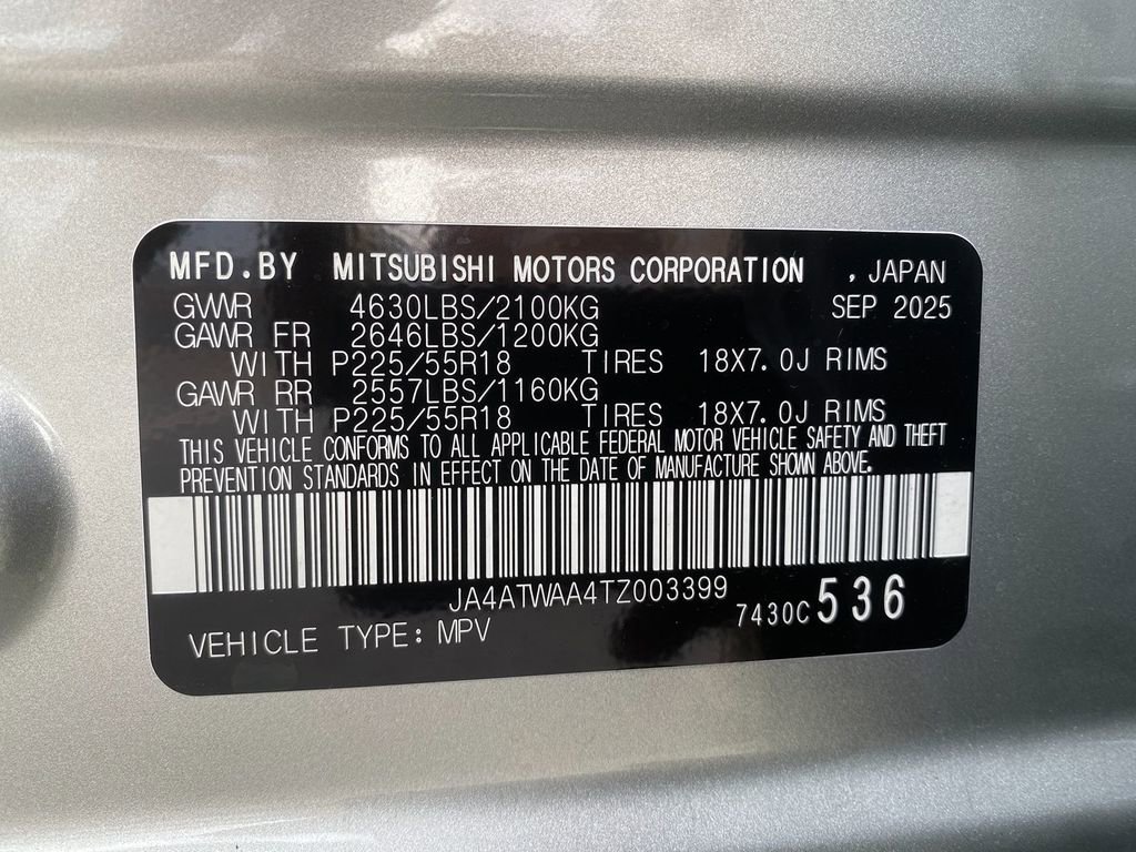 New 2026 Mitsubishi Eclipse Cross SE image 32