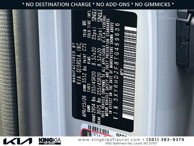 Used 2026 Kia Sorento EX AWD/4WD image 31
