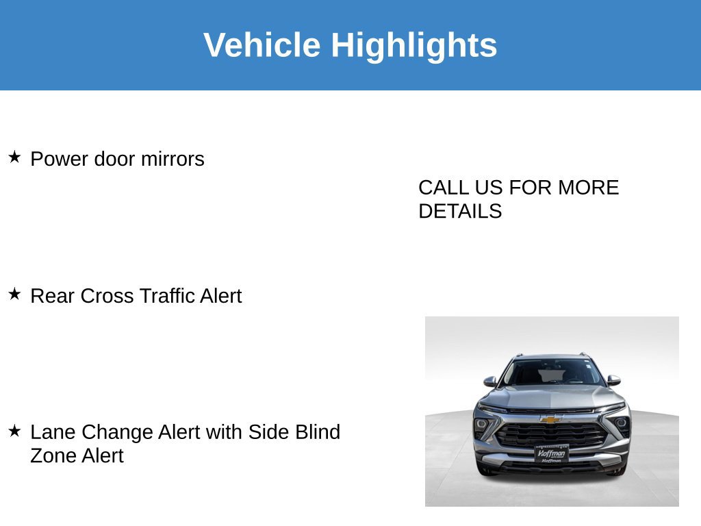Used 2025 Chevrolet TrailBlazer LT w/ Driver Confidence Package AWD/4WD image 14