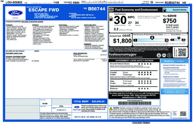 Used 2024 Ford Escape Active FWD image 25
