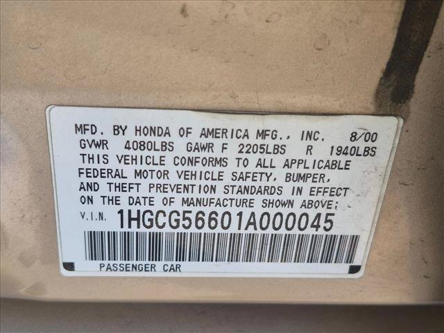 Used 2001 Honda Accord EX image 22