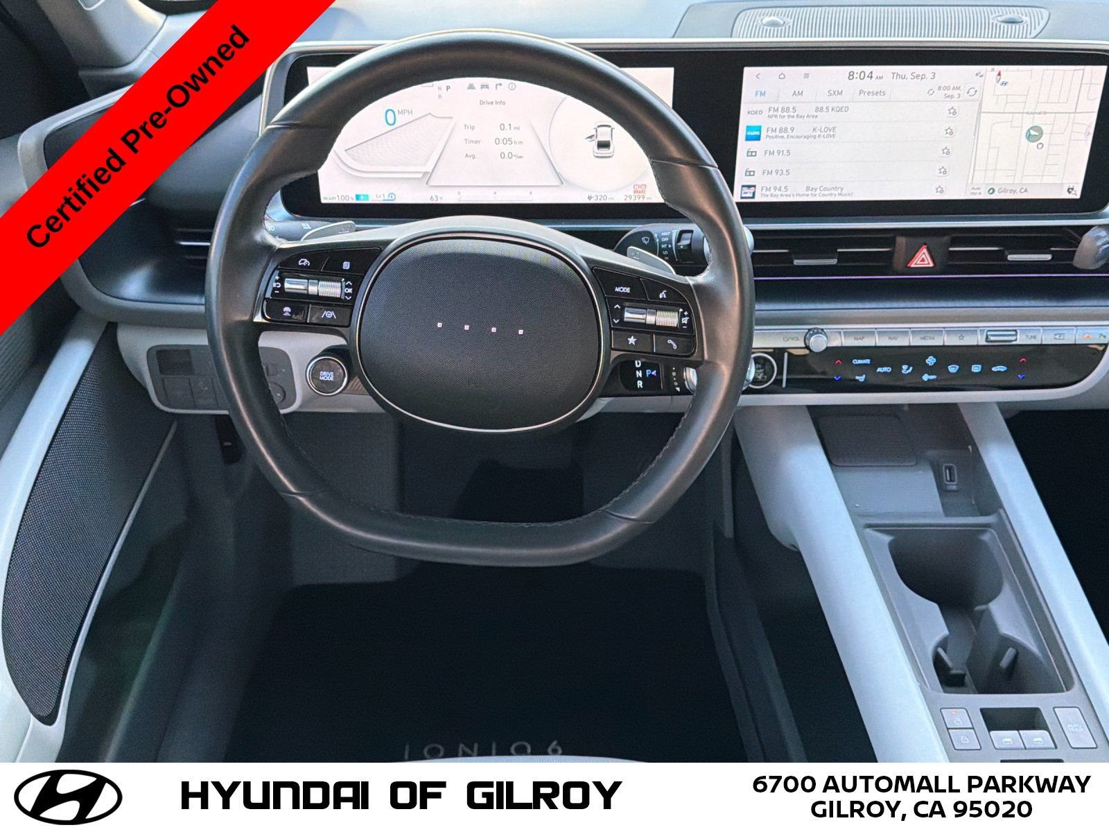 Certified 2023 Hyundai Ioniq 6 SEL w/ Cargo Package RWD image 15