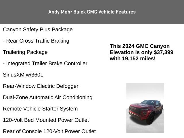 Used 2024 GMC Canyon Elevation w/ Convenience Package image 12