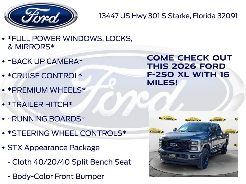 New 2026 Ford F250 XL w/ STX Appearance Package image 10