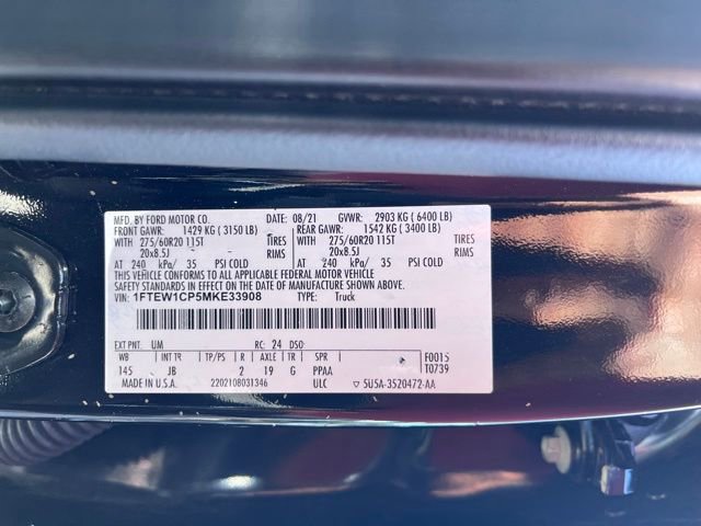 Used 2021 Ford F150 XL w/ STX Appearance Package image 11