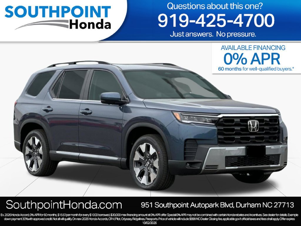 New 2026 Honda Pilot Elite