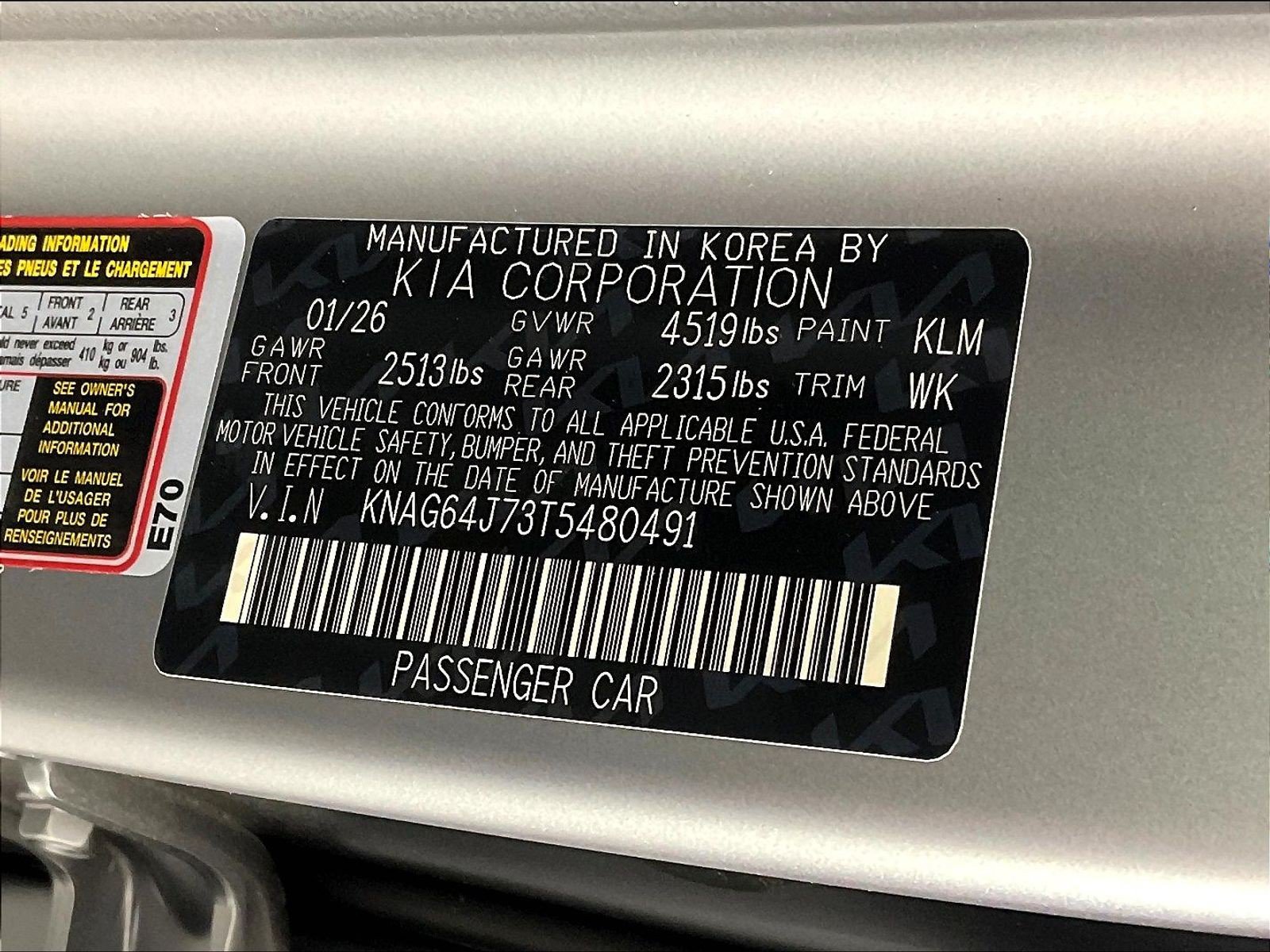 New 2026 Kia K5 GT-Line w/ GT-Line Premium Package AWD/4WD image 21