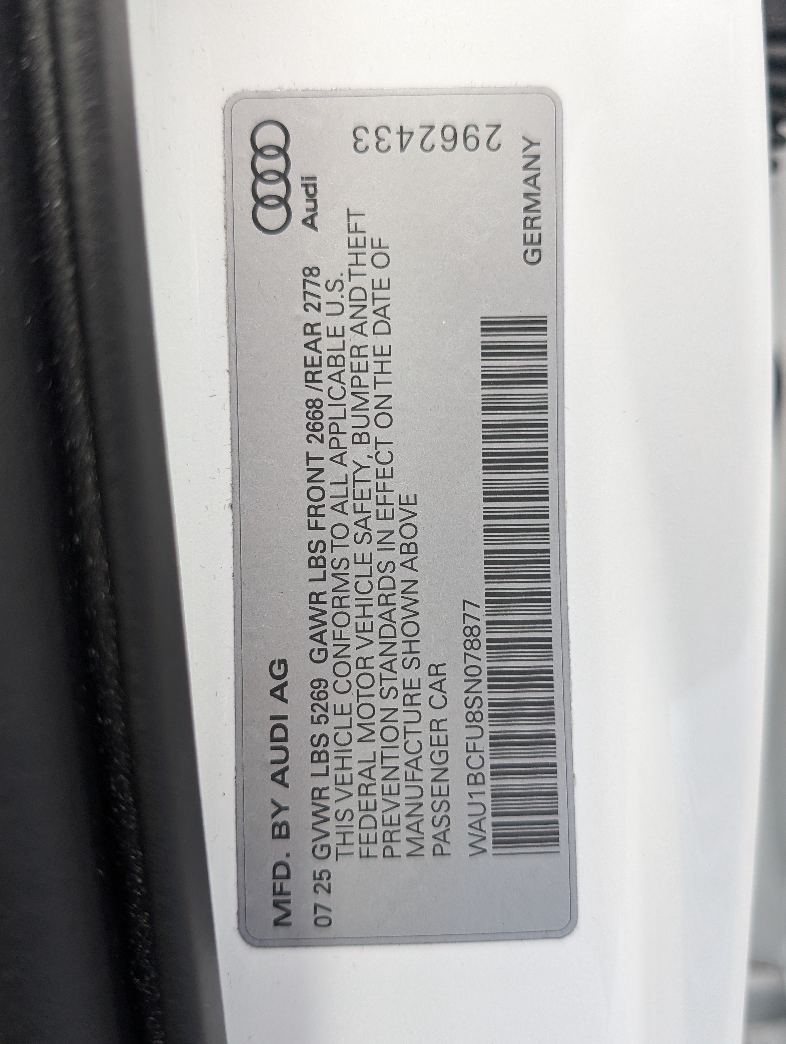 Certified 2025 Audi A5 2.0T Premium w/ Convenience Package AWD/4WD image 34
