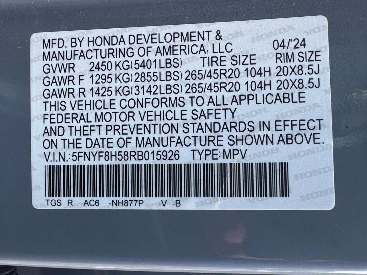 Certified 2024 Honda Passport EX-L image 27