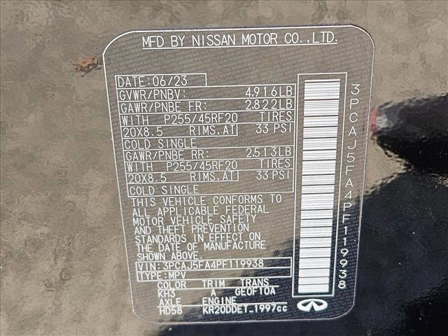 Used 2023 INFINITI QX50 Sport image 24