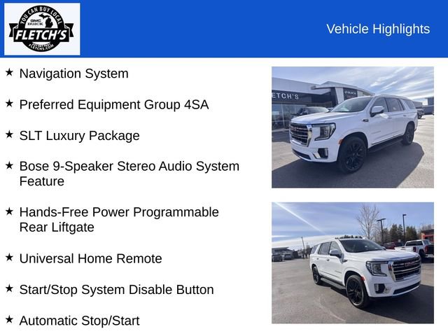Used 2022 GMC Yukon SLT w/ SLT Luxury Package image 2