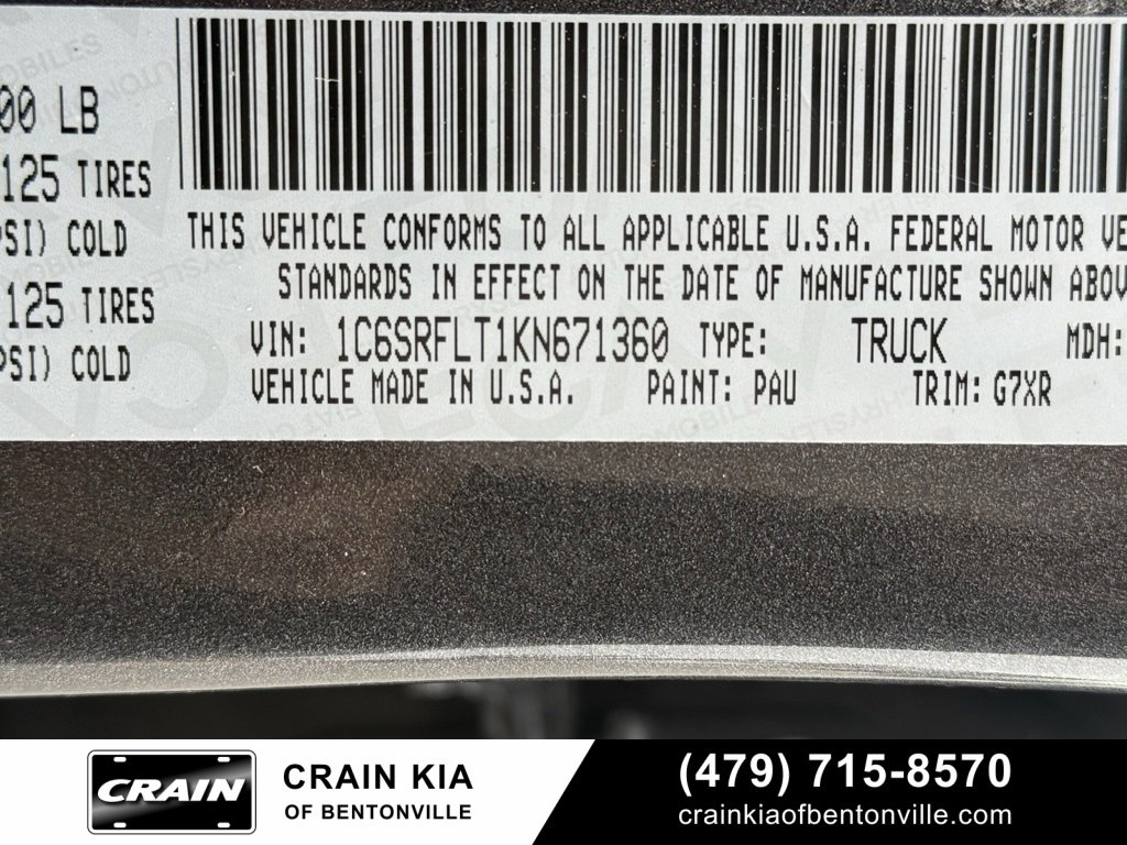 Used 2019 RAM 1500 Rebel w/ Rebel Level 2 Equipment Group image 34