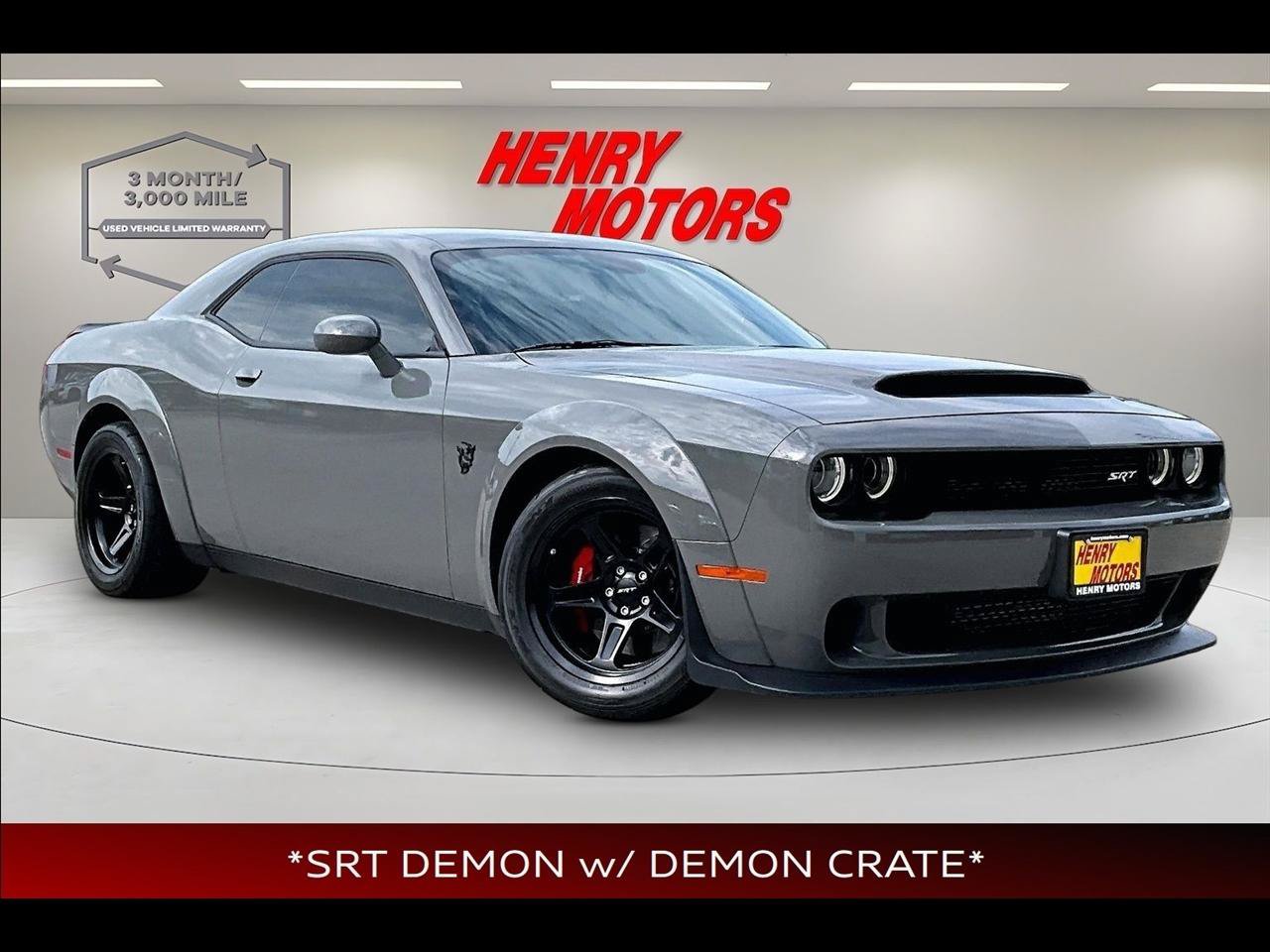 Used 2018 Dodge Challenger SRT Demon w/ Leather Front Seat Group RWD image 1