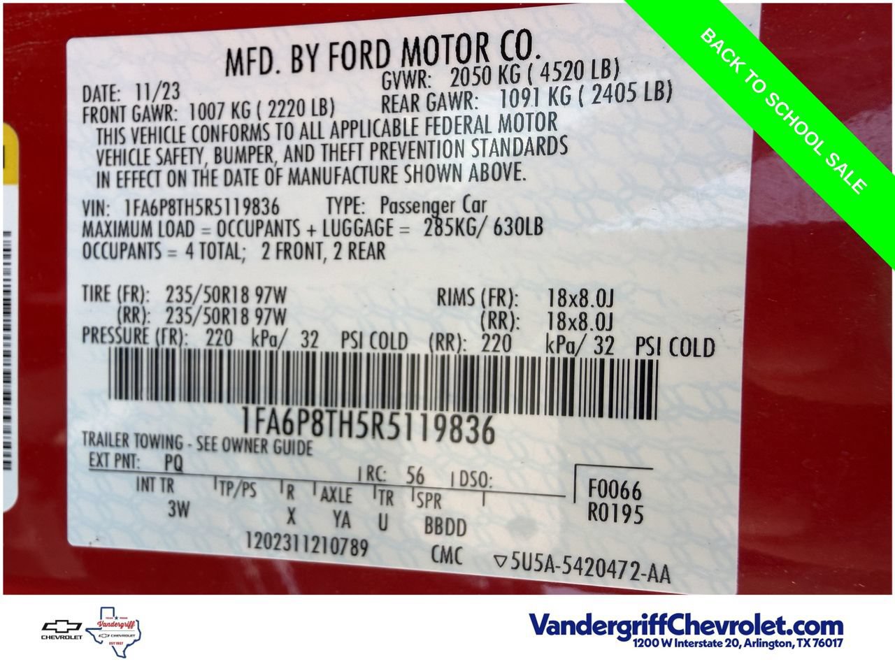 Used 2024 Ford Mustang Premium RWD image 31