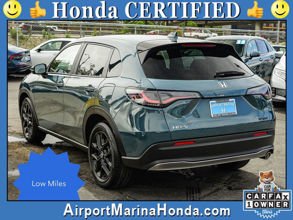 Certified 2025 Honda HR-V Sport image 7