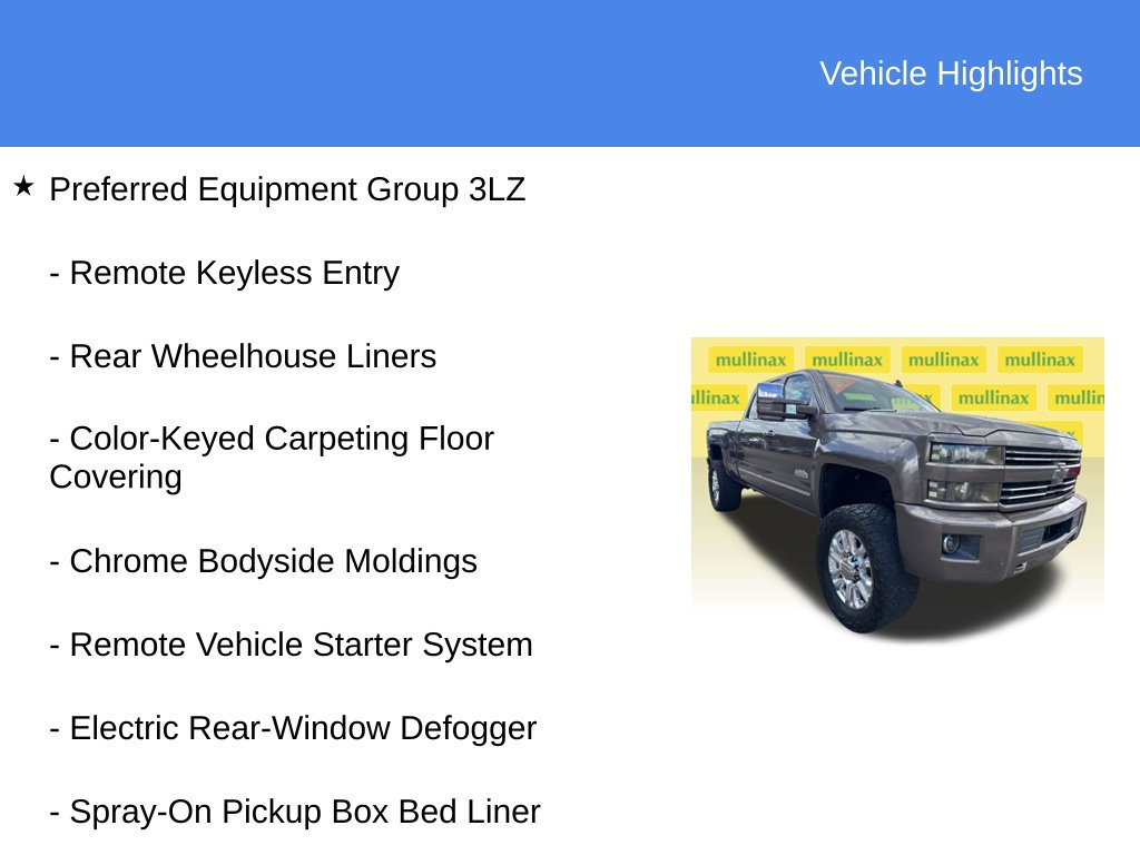 Used 2015 Chevrolet Silverado 2500 High Country w/ Duramax Plus Package AWD/4WD image 16