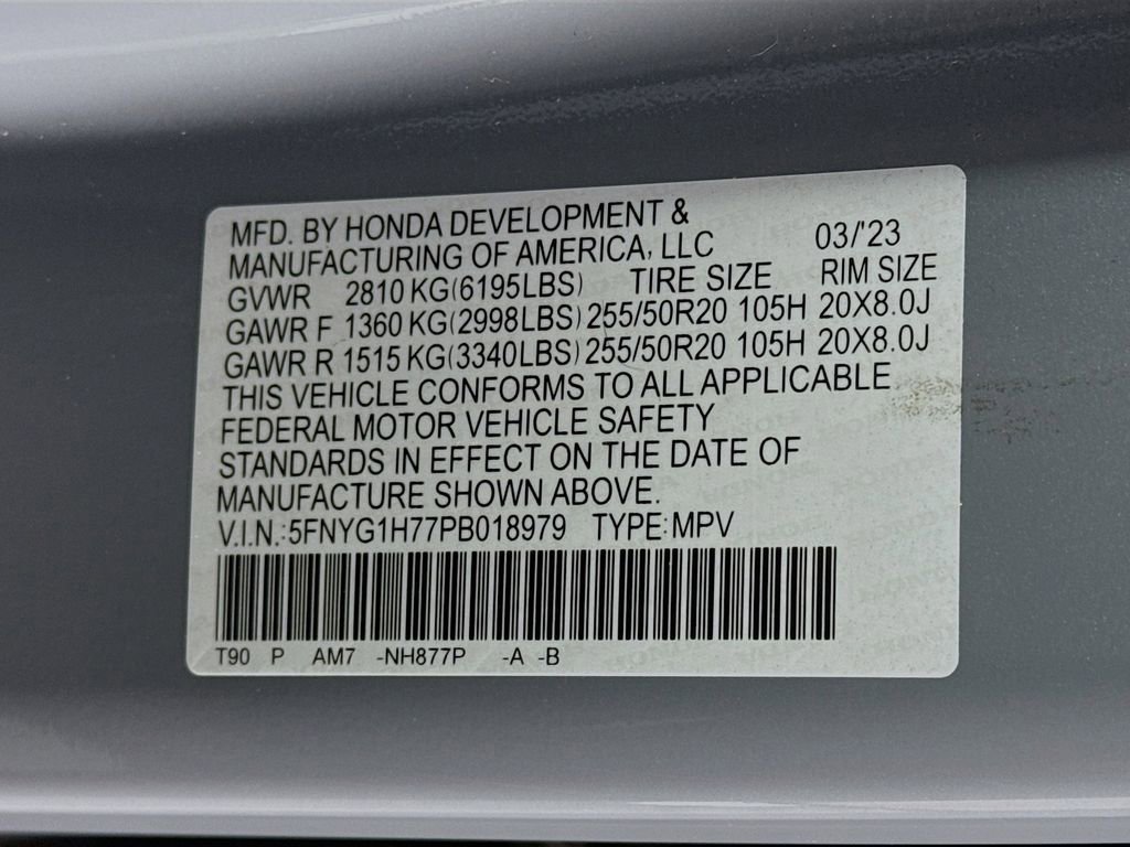 Certified 2023 Honda Pilot Touring image 30